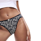 M&S Womens Cotton Lycra High Leg Knickers, 14, Grey Mix