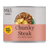 M&S M&S Chunky Steak Pieces in Gravy Canned Beef Meal 206g- Buy online at McGrocer
