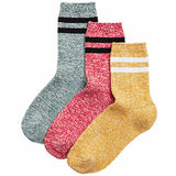 MS Boys Space Dye Socks 3 Pack Size 12-35 Large