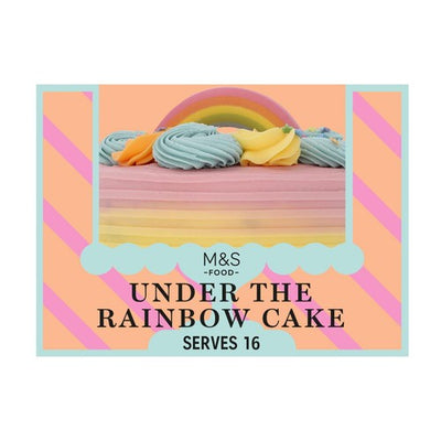 M&S M&S Under The Rainbow Cake 1.25kg- Buy online at McGrocer