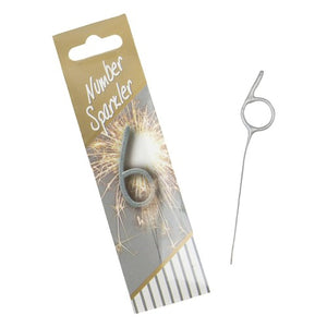 Talking Tables Number 6 Cake Sparkler