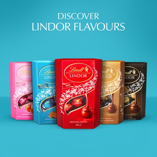 Lindt chocolate truffles salted caramel 200g, imported from the UK
