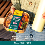 Pollen Grace Superfood Red Pepper Houmous Rice Salad Bowl