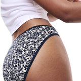 M&S Womens Cotton Lycra High Leg Knickers, 14, Grey Mix