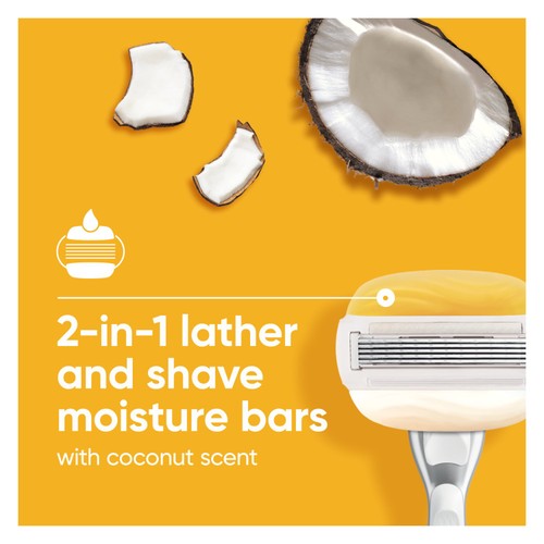 Gillette Venus Comfortglide Razor Blades with Olay Coconut 3