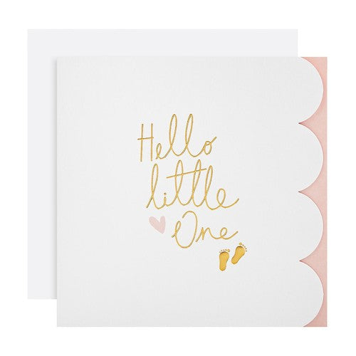 M&S Hello Little One New Baby Girl Card