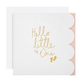 M&S Hello Little One New Baby Girl Card