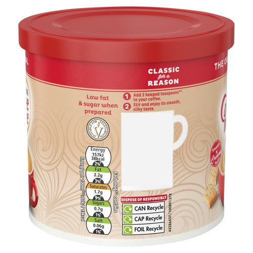 Coffee Mate original coffee whitener can for hot beverages - British product