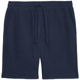 M&S Mens Collection Waffle Loungewear Shorts, Small, Navy