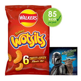 M&S Wotsits Sweet & Spicy Flamin' Hot Corn Puff Snacks Multipack 6x16g- Buy online at McGrocer