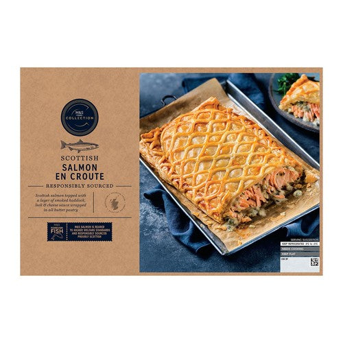 M&S Collection Lightly Smoked Salmon En Croute