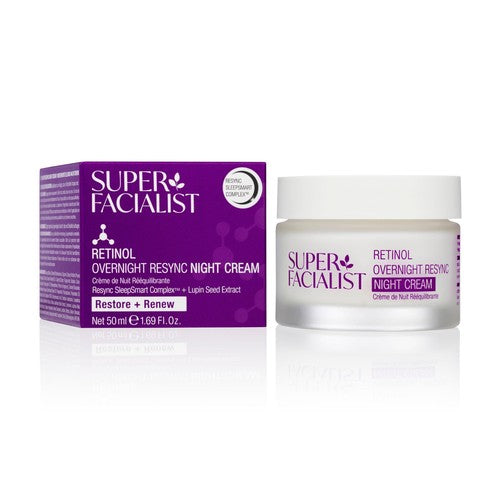 Super Facialist Retinol SleepSmart Night Cream 50ml (British brand)