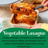 ByRuby Vegetable & Spinach Lasagne Serves 2