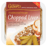 Gilberts coarse chopped liver pâté 250g - British product