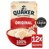 M&S Quaker Oat So Simple Original Porridge Sachets- Buy online at McGrocer