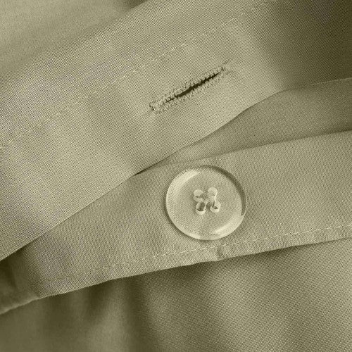 M&S Cotton Rich Bedding Set, Single, Green