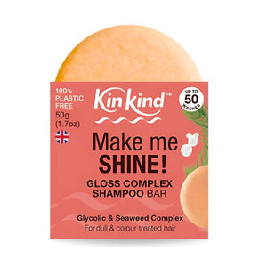 Shampoo Bar for Dull and Colour-Treated Hair with Glycolic Acid and Seaweed Gloss Complex