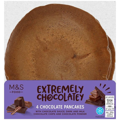MS 4 Extremely Chocolatey Chocolate Pancakes