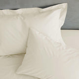 Catherine Lansfield Plain Dye Polycotton Housewife Pillowcase Pair Cream