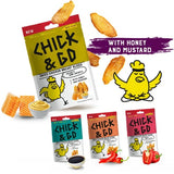 Chick and Go, dried chicken breast slices with mustard and honey