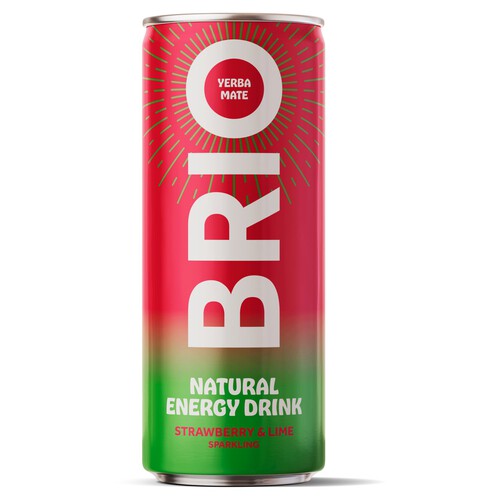 Brio Natural Organic Energy Drink Strawberry