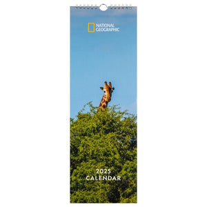 MS National Geographic 2025 Slimline Calendar