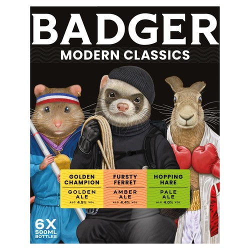 Badger Modern Classics Ales mixed beer selection 6 x 500ml - British product