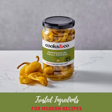 Cooks & Co Green Pepperoncini Peppers 280g - British product