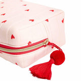 M&S Quilted Wash Bag, Bright Pink