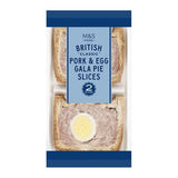 M&S M&S British Pork & Egg Gala Pie Slices Party Food 235g- Buy online at McGrocer