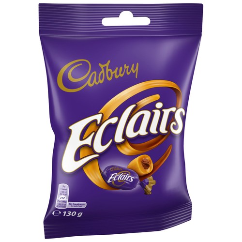 Cadbury Eclairs milk chocolate caramel 166g - British product