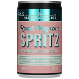 M&S Rose Spritz Negroni sparkling cocktail 150ml, imported from the UK