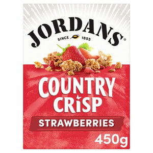 Strawberry Crisp Cereal Clusters Breakfast Cereal 450g