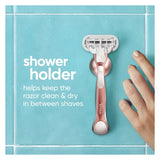 Gillette Venus Deluxe Smooth Sensitive Razor Rose Gold