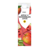 M&S apple and watermelon juice 1L, imported from the UK