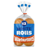 M&S Warburtons White Rolls 12 Pack Bread- Buy online at McGrocer