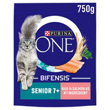 Senior Dry Cat Food with Salmon for Cats Aged 7+ Years