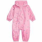 MS Girls Strawberry Hooded Puddlesuit 18-24 Months Pink