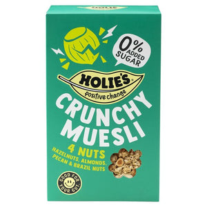 Crunchy Muesli with Four Nuts and No Added Sugar