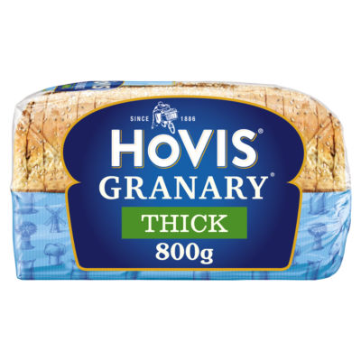 ASDA Hovis Authentic Granary Thick Sliced Bread 800g- Buy online at McGrocer