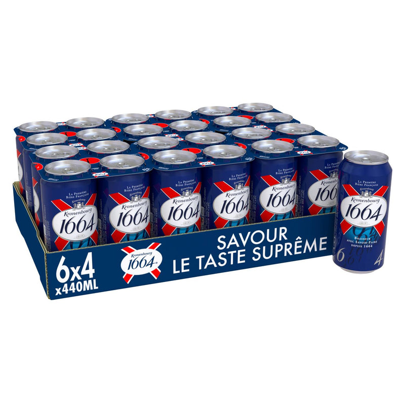 Kronenbourg 1664 Lager Beer Cans