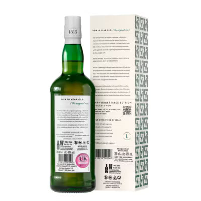 Laphroaig 10 Year Old Islay Single Malt Scotch Whisky 70cl, UK version