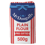 McDougalls plain wheat flour 500g, imported from the UK