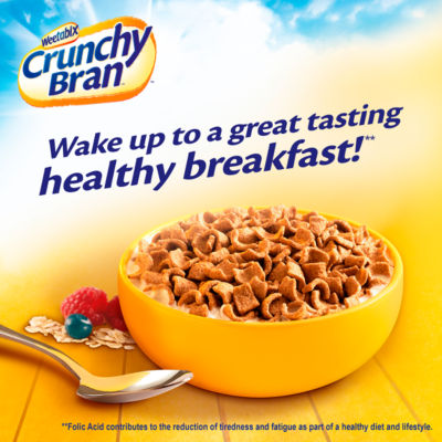 Weetabix Crunchy Bran Cereal 375g, imported from the UK