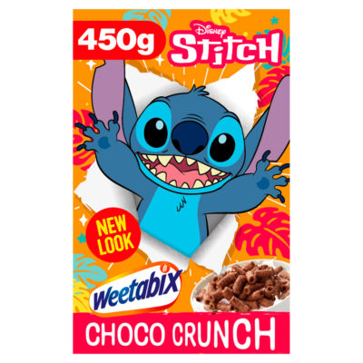 Weetabix Disney Stitch Choco Crunch cereal 450g (British brand)