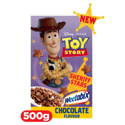 Weetabix Toy Story chocolate star cereal 500g, UK version