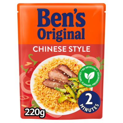 ASDA Ben's Original Chinese Style Microwave Rice 220g- Buy online at McGrocer