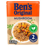 ASDA Ben's Original Mushroom Microwave Rice Pouch 220g- Buy online at McGrocer