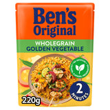 ASDA Ben's Original Wholegrain Golden Vegetable Microwave Rice 220g- Buy online at McGrocer