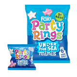 ASDA Fox's Biscuits Party Rings Minis Under The Sea Iced Shortcake Biscuits 6 Snack Bags- Buy online at McGrocer